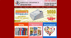 Desktop Screenshot of kristalgraphics.net